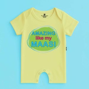 The Peppy Tend 100% Cotton Knit Half Sleeves Amazing Like My Maasi Printed Half Romper