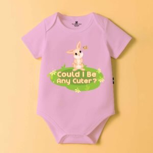 The Peppy Tend 100% Cotton Knit Half Sleeves Could I be Any Cuter ? Printed Half Onesie