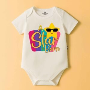 The Peppy Tend 100% Cotton Knit Half Sleeves A Star Is Born Printed Half Onesie