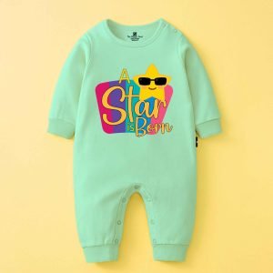 The Peppy Tend 100% Cotton Knit Full Sleeves A Star Is Born Printed Full Romper
