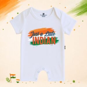 The Peppy Tend 100% Cotton Knit Half Sleeves Just a Little Indian Printed Half Romper