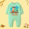 The Peppy Tend 100% Cotton Knit Full Sleeves My 1st Diwali Boy Printed Full Romper - Thumbnail Image 1