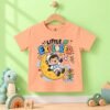 The Peppy Tend 100% Cotton Knit Half Sleeves Little Explorer Printed T-Shirt - Thumbnail Image 1