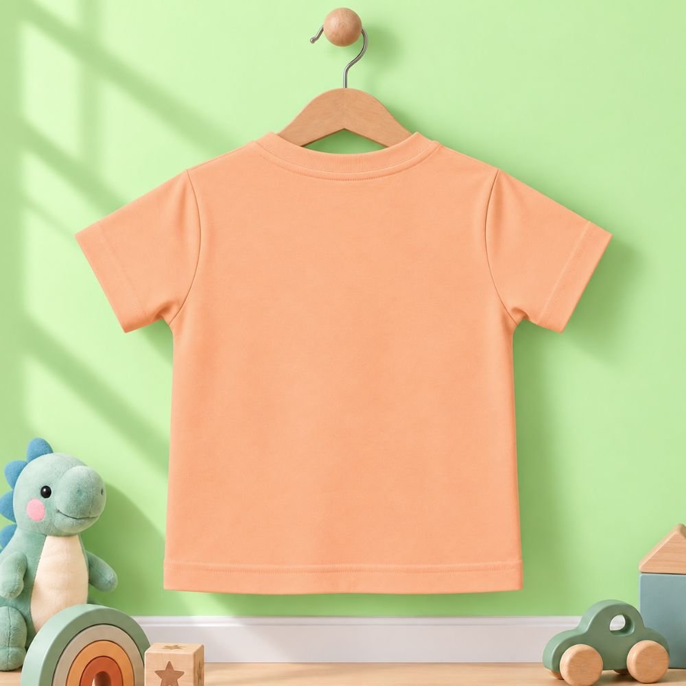 The Peppy Tend 100% Cotton Knit Half Sleeves Little Explorer Printed T-Shirt - Image 3