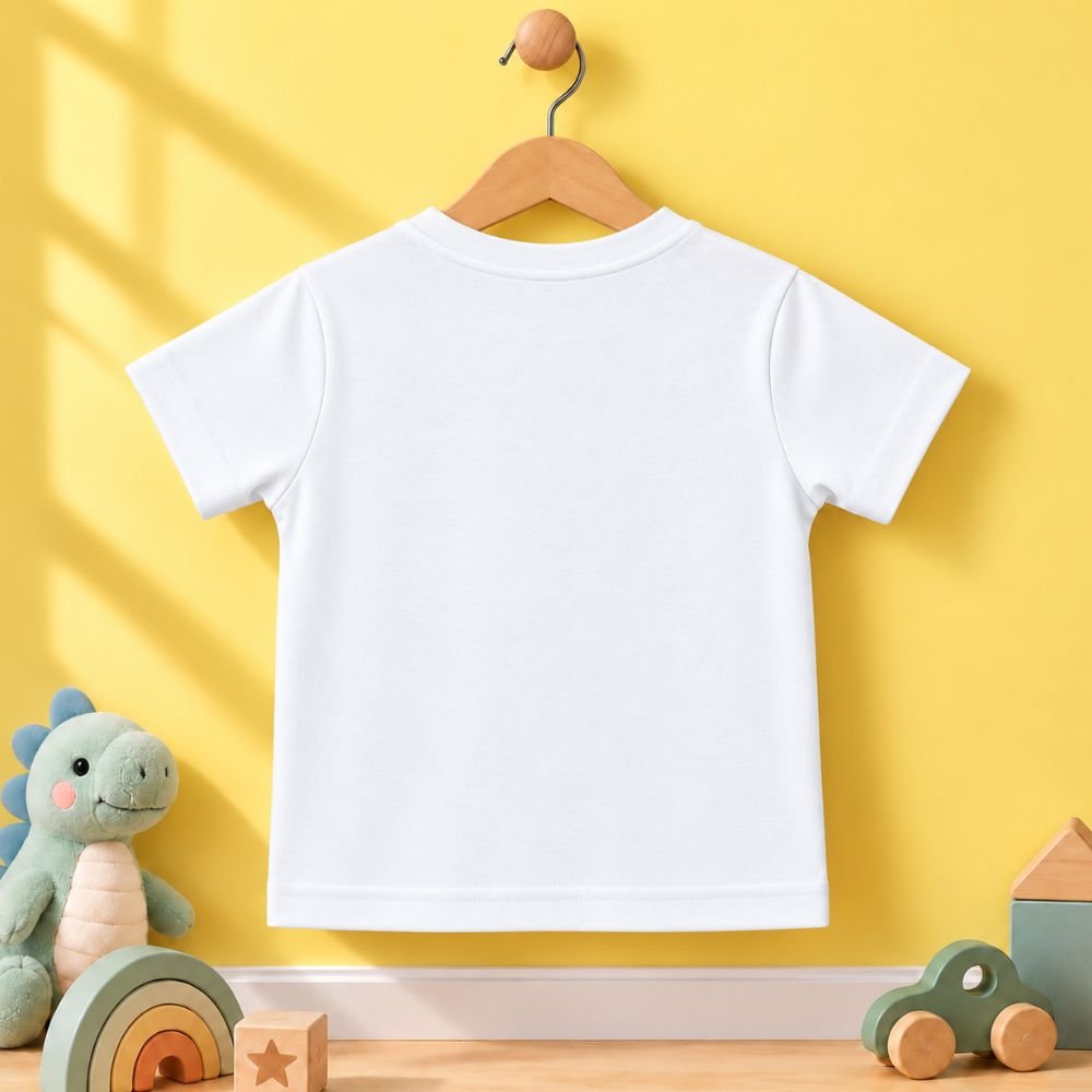 The Peppy Tend 100% Cotton Knit Half Sleeves Tiny Boss Printed T-Shirt - Image 3