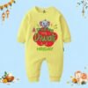 The Peppy Tend 100% Cotton Knit Full Sleeves Rocking My Diwali Look Printed Full Romper - Thumbnail Image 1