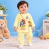 The Peppy Tend 100% Cotton Woven Full Sleeves Mini Rocket Printed Kurta Pyjama Set - Thumbnail Image 2