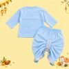 The Peppy Tend 100% Cotton Knit Full Sleeves Mini Rocket Printed Kurta Dhoti Set - Thumbnail Image 4