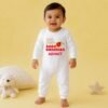 The Peppy Tend 100% Cotton Knit Full Sleeves Chota Packet Bada Dhamaka Printed Full Romper - Thumbnail Image 2