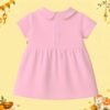The Peppy Tend 100% Cotton Knit Half Sleeves Choti Fuljadi Printed Frock Bloomer Set - Thumbnail Image 3