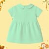 The Peppy Tend 100% Cotton Knit Half Sleeves Mini Rocket Printed Frock Bloomer Set - Thumbnail Image 3