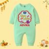 The Peppy Tend 100% Cotton Knit Full Sleeves Ghar Ki Lakshmi Printed Full Romper - Thumbnail Image 1