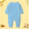 The Peppy Tend 100% Cotton Knit Full Sleeves Shubh Deepwali Printed Full Romper - Thumbnail Image 3