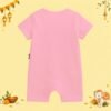 The Peppy Tend 100% Cotton Knit Half Sleeves Happy Diwali Printed Half Romper - Thumbnail Image 3
