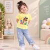 The Peppy Tend 100% Cotton Knit Half Sleeves Made Of Magic Printed T-Shirt - Thumbnail Image 2